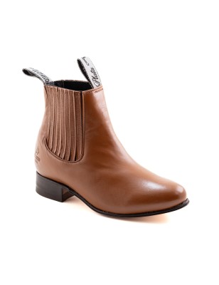 BOTIN ATLAS PLATA 209 CHARRO CUERO/INJERTO LOCKSTITCHER 3CM 17CM