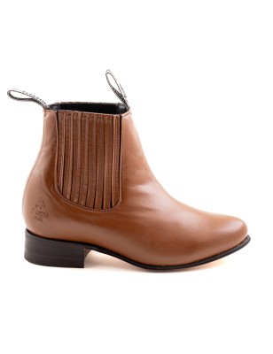 BOTIN ATLAS PLATA 209 CHARRO CUERO/INJERTO LOCKSTITCHER 3CM 17CM