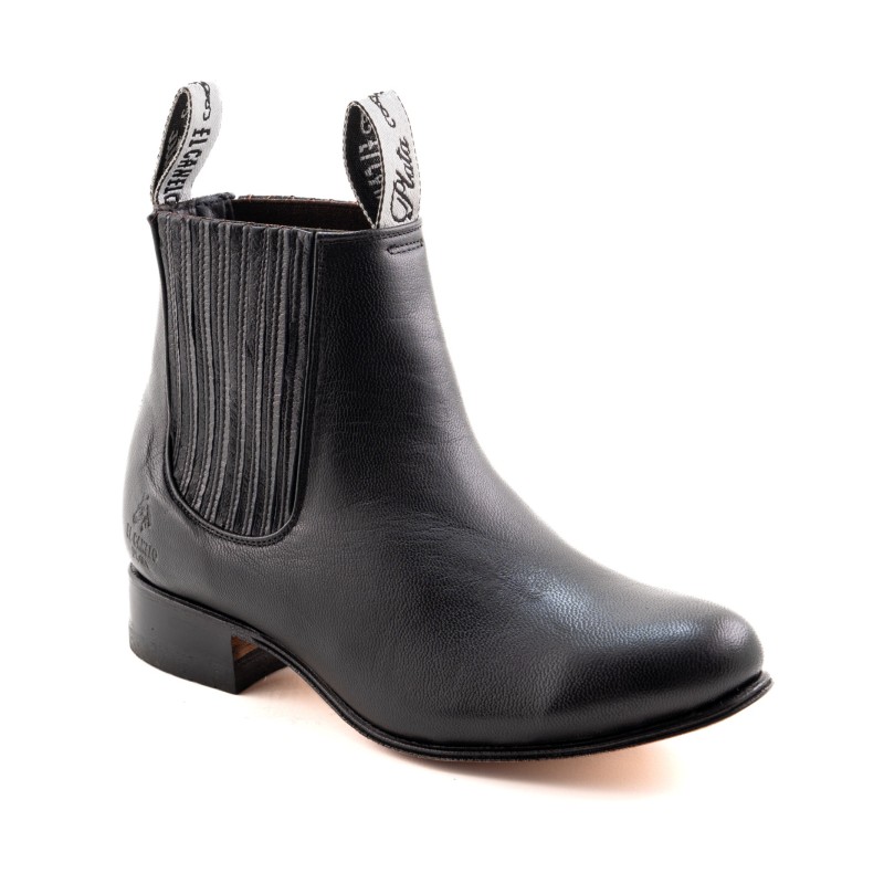 BOTIN ATLAS PLATA 209 CHARRO CUERO/INJERTO LOCKSTITCHER 3CM 17CM