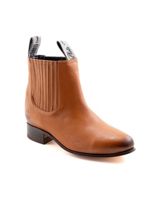 BOTIN ATANADO PLATA 209 CHARRO CUERO/INJERTO LOCKSTITCHER 3CM 17CM