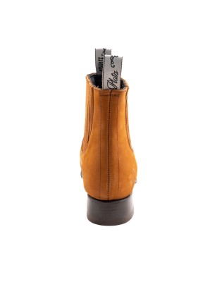 BOTIN NOBUCK PLATA 209 CHARRO CUERO/INJERTO LOCKSTITCHER 3CM 17CM