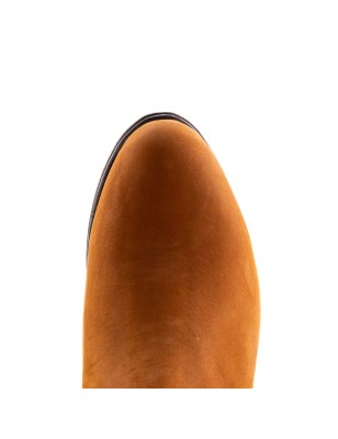 BOTIN NOBUCK PLATA 209 CHARRO CUERO/INJERTO LOCKSTITCHER 3CM 17CM