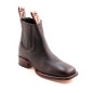 BOTIN CAISSON SQUARE NOGALES CUERO/INJERTO ESPEJO WELT 3.5CM 16CM