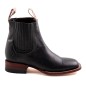 BOTIN CAISSON SQUARE NOGALES CUERO/INJERTO ESPEJO WELT 3.5CM 16CM