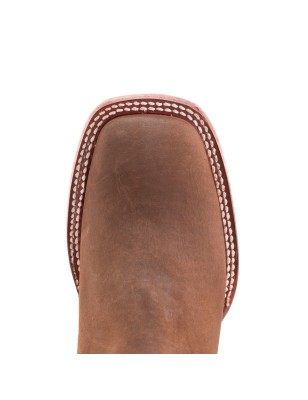 BOTIN NOBUCK SQUARE NOGALES CUERO/INJERTO ESPEJO WELT 3.5CM 16CM