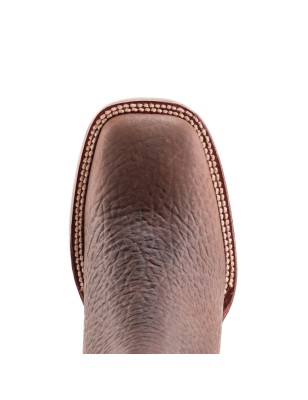 BOTIN CUELLO/TORO SQUARE NOGALES CUERO/INJERTO ESPEJO WELT 3.5CM 16CM