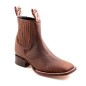 BOTIN CUELLO/TORO SQUARE NOGALES CUERO/INJERTO ESPEJO WELT 3.5CM 16CM