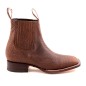 BOTIN CUELLO/TORO SQUARE NOGALES CUERO/INJERTO ESPEJO WELT 3.5CM 16CM