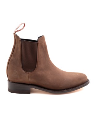 BOTIN NOBUCK 209/2 INGLES CUERO/INJERTO A TONO WELT 3CM 16CM