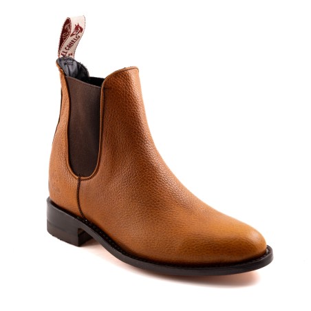 BOTIN CAISSON 209/2 INGLES CUERO/INJERTO A TONO WELT 3CM 16CM