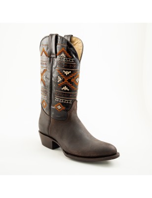 BOTA CRAZY 55 CUERO CAFE WELT 4CM 29CM