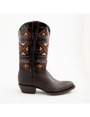 BOTA CRAZY 55 CUERO CAFE WELT 4CM 29CM