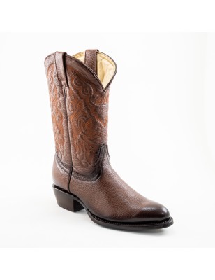 BOTA VENADO INGLES 55 CUERO CAFE WELT 4CM 30CM