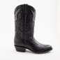 BOTA VENADO INGLES 55 CUERO NEGRO WELT 4CM 30CM
