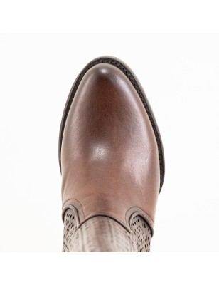 BOTA SUNSET 7038PD LAU-02 LAURA CUERO ROSAS WELT 7CM 40CM