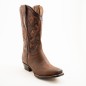 BOTA CRAZY 5053PD LS-20 SAMANTHA CUERO ROSAS WELT 4.5CM 30CM