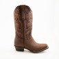 BOTA CRAZY 5053PD LS-20 SAMANTHA CUERO ROSAS WELT 4.5CM 30CM