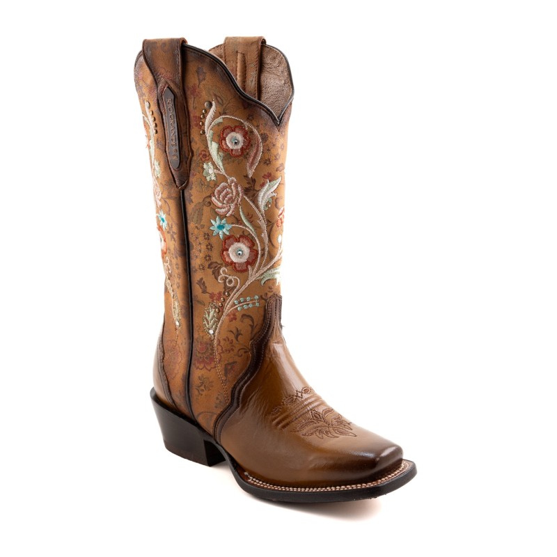 BOTA SUATY LIGA 5053PD PAC-01 PAMELA CUERO ROSAS WELT 5CM 33CM