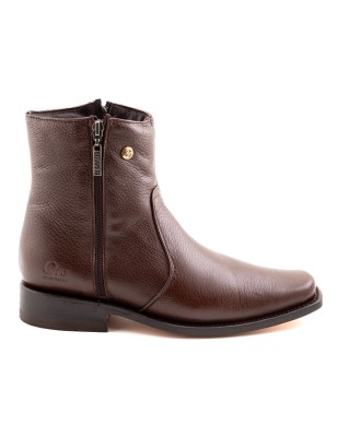 BOTIN VENADO ORO SONORA CASUAL CUERO/INJERTO A TONO WELT 3CM 17CM