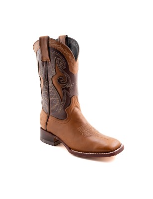 BOTA PULL UP SQUARE 1/4 DE MILLA C/INJERTO A TONO WELT 3.5CM 28CM