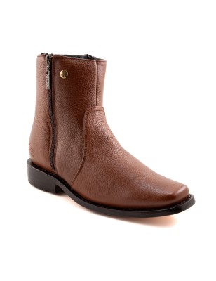 BOTIN VENADO ORO SONORA CASUALL CUERO/INJERTO A TONO WELT 3CM 17CM