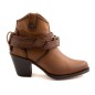 BOTIN CRAZY ROBLE 7038PD VALE-01 VALERIA CUERO ROSAS WELT 6.5CM 13CM