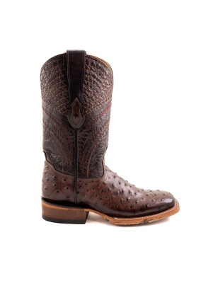 BOTA CHINELA AVESTRUZ CUADR QAH-050 SPIDER HULE WELT 3.5CM 29CM