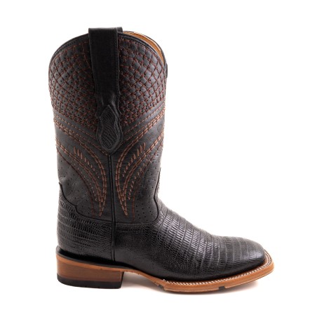 BOTA CHINELA LIZARD CUADR QAH-041 SPIDER HULE CUERO WELT 3.5CM 27CM