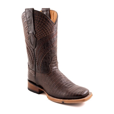 BOTA CHINELA LIZARD CUADR QAH-040 SPIDER HULE CUERO WELT 3.5CM 28CM
