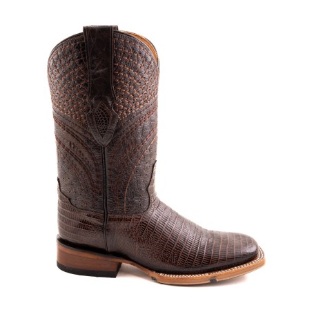 BOTA CHINELA LIZARD CUADR QAH-040 SPIDER HULE CUERO WELT 3.5CM 28CM