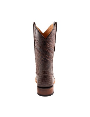 BOTA CHINELA LIZARD CUADR QAH-040 SPIDER HULE CUERO WELT 3.5CM 28CM