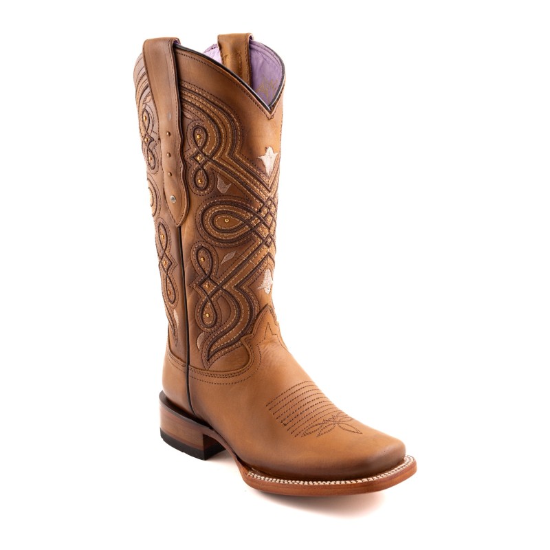 BOTA CRAZY BULL BDC-012 ANDREA CUERO WELT 3.5CM 30CM