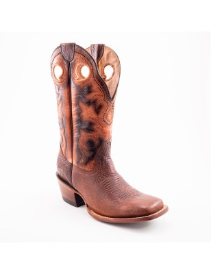 BOTA BULL HIDE COMANCHE H972 OV-127 OKLAHOMA CUERO CABALLOS WELT 5.5CM 30CM