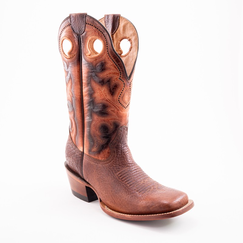 BOTA BULL HIDE COMANCHE H972 OV-127 OKLAHOMA CUERO CABALLOS WELT 5.5CM 30CM