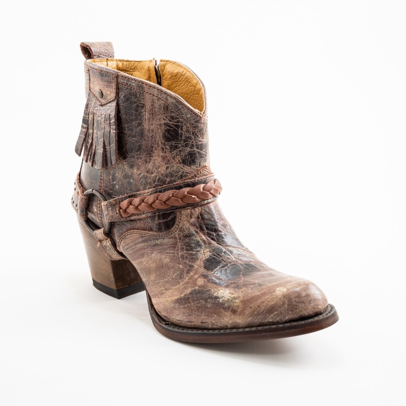 BOTIN CRATER 307-E13 CENTRO CUERO WELT 6.5CM 12 CM.