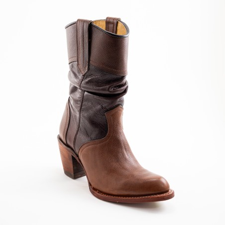 BOTA NAGA 312 CUERO CENTRO WELT 7CM 24CM