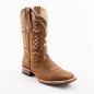 BOTA CRAZY TEXANA DOBLE VIDA NATURAL WELT 4CM 29.5CM