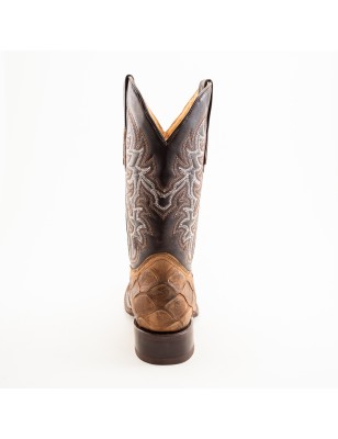 BOTA PESCADO PROFUNDO FILETEADO GRABADO 5100 51741 OMAR CUERO WELT 3.5CM 28CM