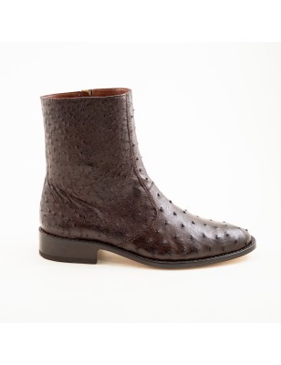 BOTIN AVESTRUZ / PANZA ORIGINAL 0941O CUERO WELT 3CM 19CM