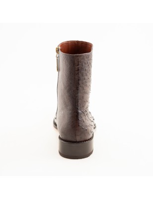 BOTIN AVESTRUZ / PANZA ORIGINAL 0941O CUERO WELT 3CM 19CM