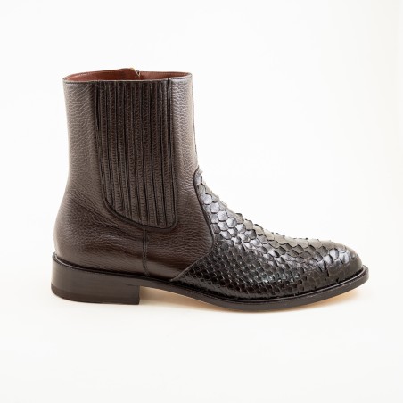 BOTIN PITHON ORIGINAL 86675PD CUERO WELT 3CM 18CM