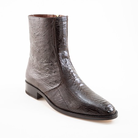 BOTIN PATA AVESTRUZ / PANZA ORIGINAL 0941LO CUERO WELT 3CM 18CM