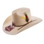 SOMBRERO AMERICANA TELAR 100X ORIGINAL LISO 10.5CM 12.5CM CONEJO