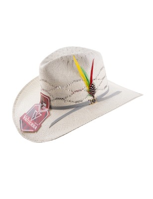 SOMBRERO INDIANA BANGORA 50X ORIGINAL RANDADO 10CM 11CM