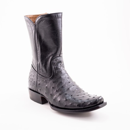 BOTA AVESTRUZ ORIGINAL RAMIRO - 2 MAT-16 MATHIEU 1942 CUERO TPU WELT 4CM 25CM