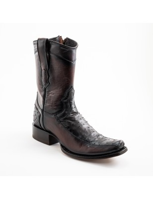 BOTA AVESTRUZ ORIGINAL H-2D HAG578 P CUERO CENTRO WELT 4CM 25CM