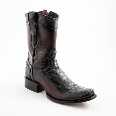 BOTA AVESTRUZ ORIGINAL H-2D HAG578 P CUERO CENTRO WELT 4CM 25CM