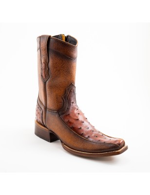 BOTA AVESTRUZ ORIGINAL H-2D HAG578 C CUERO CENTRO WELT 4CM 25CM