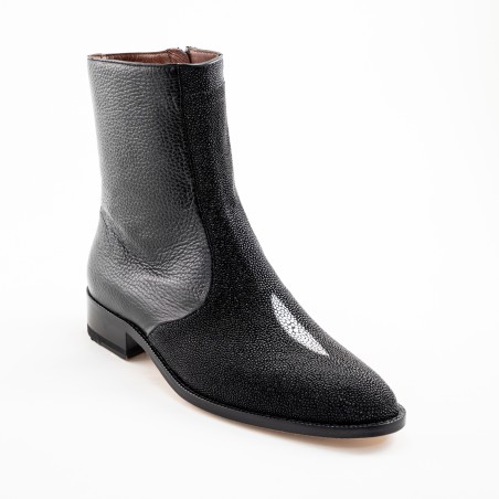 BOTIN MANTARRAYA / VENADO ORIGINAL 0941YV CUERO A TONO WELT 3CM 18CM