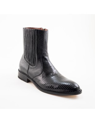 BOTIN LIZARD / VENADO ORIGINAL 86675RD CUERO A TONO WELT 3CM 17.5CM